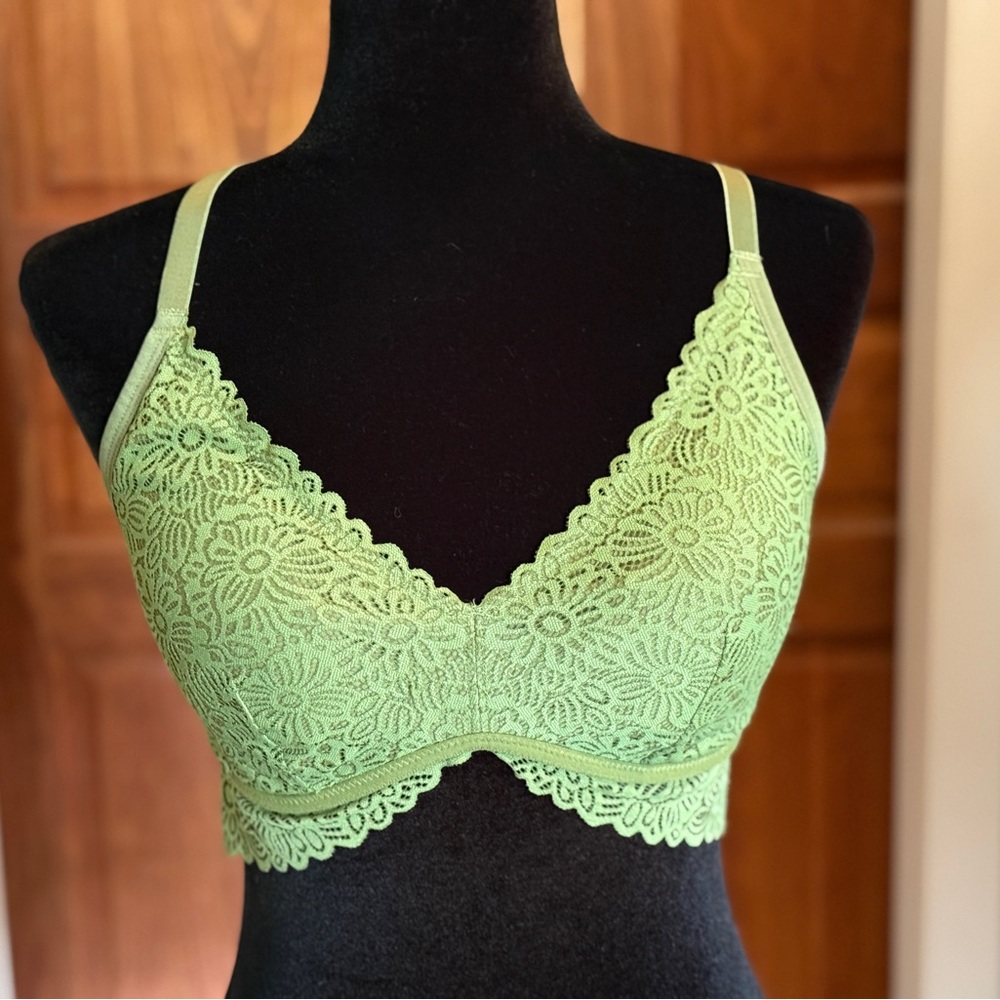 Auden Green Lace Bralette